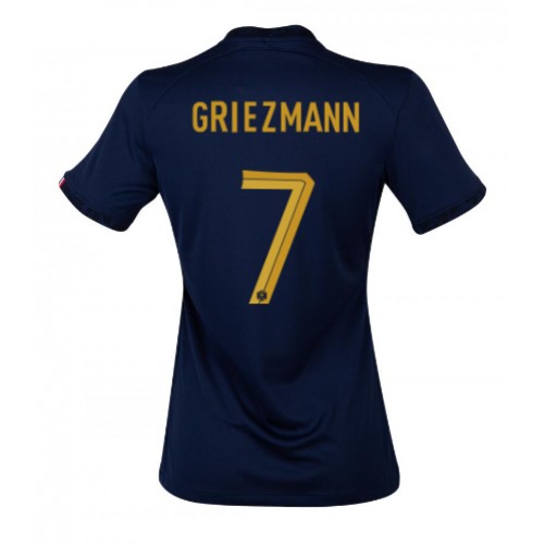 Fotbalové Dres Francie Antoine Griezmann #7 Dámské Domácí MS 2022 Krátký Rukáv